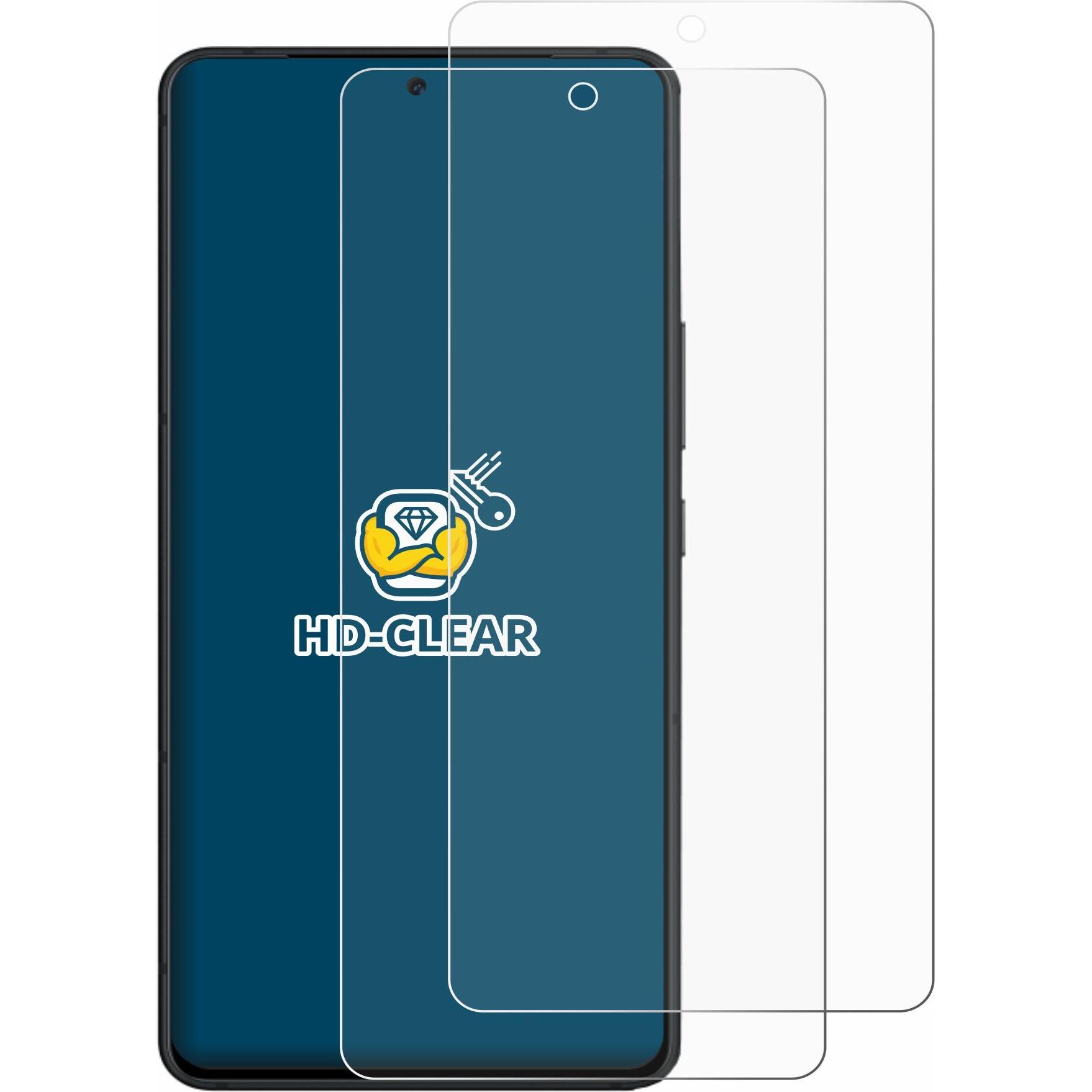 Thumbnail - BROTECT Schutzfolie Displayschutz Klar (2 Stück, Asus ROG Phone 8 Pro), Smartphone Schutzfolie, Transparent