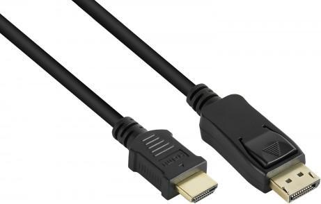 Actual product image Good Connections DisplayPort — HDMI (Typ A) (1 m, DisplayPort, HDMI, 1.4b)