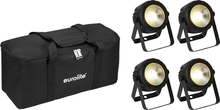 Produktbild Eurolite Set 4x LED PARty Spot COB + Soft-Bag