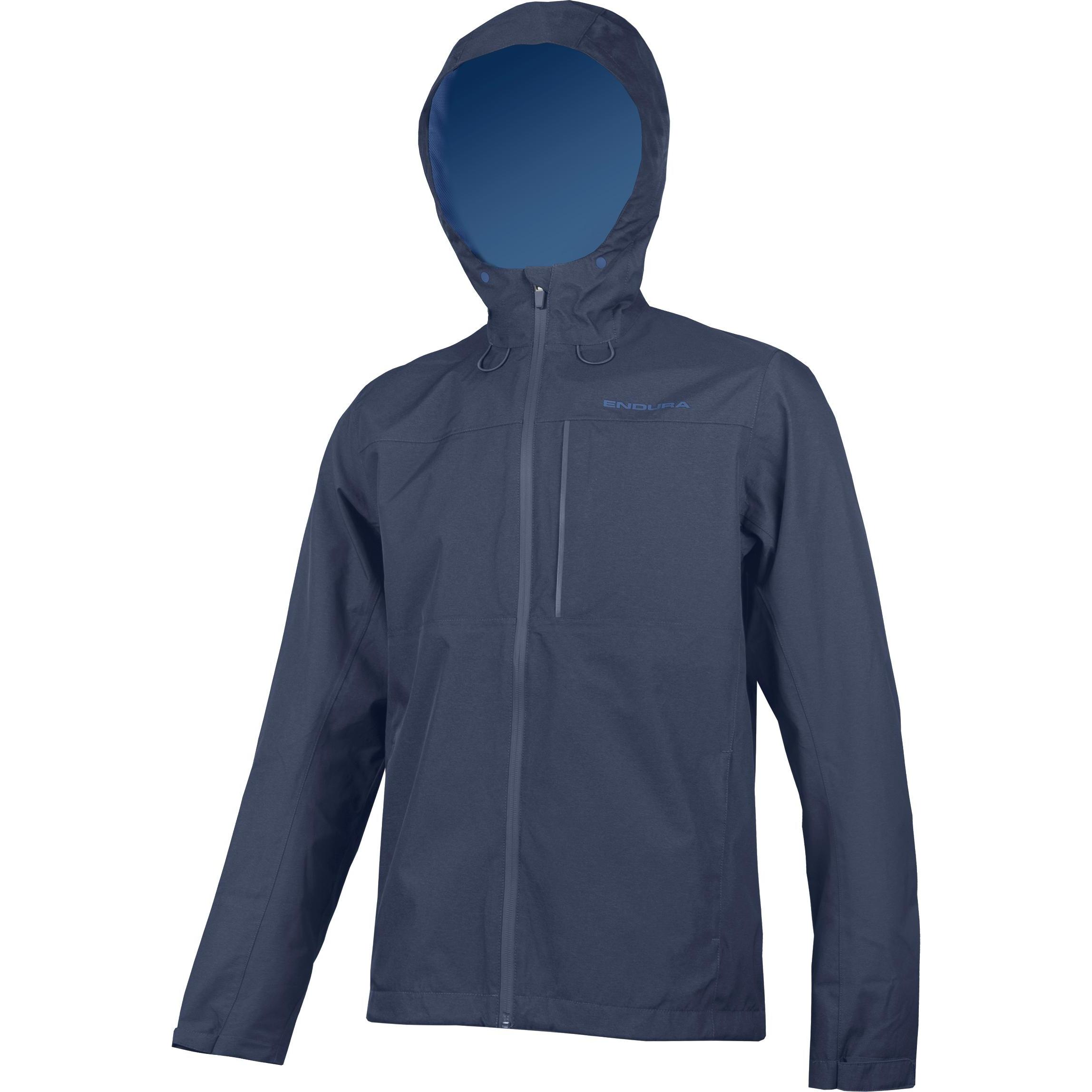 Endura, Herren, Velojacke, Hummvee Wasserdichte Kapuzenjacke (4XL), Blau, 4XL