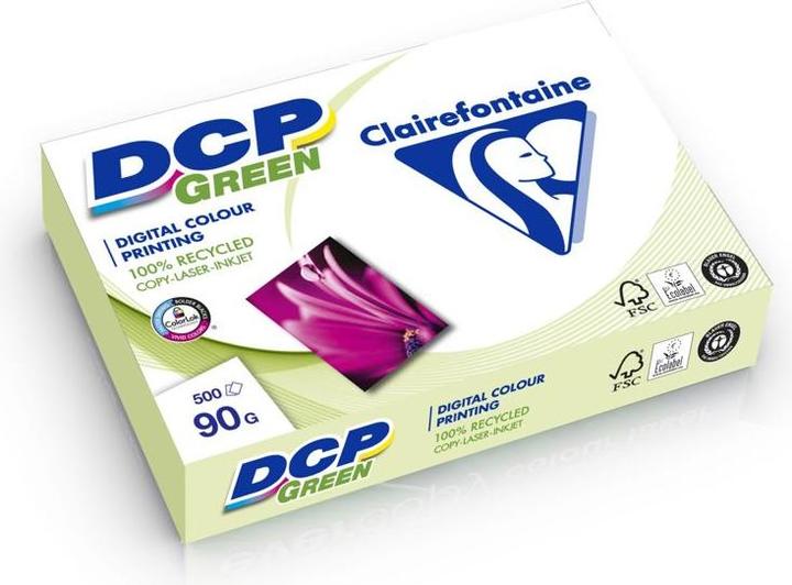 Immagine prodotto Clairefontaine Carta multifunzione DCP verde A4 90g/mq bianca RC PU=500 fogli (A4, 500 lamelle, 90 g/m²)