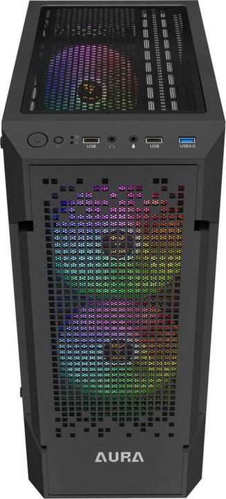 Produktbild Gamdias Aura GC7 aRGB black case (ATX, mATX, Mini-ITX)
