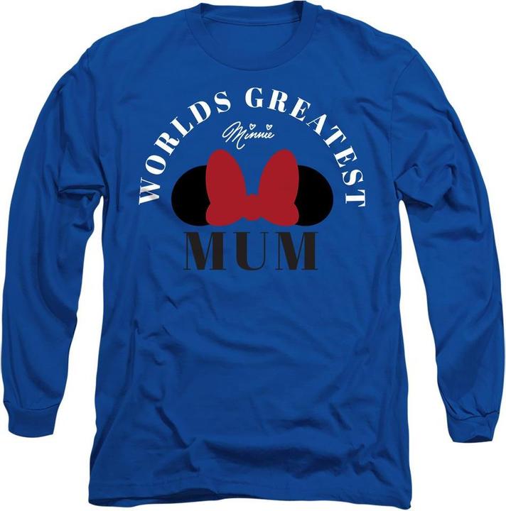 Immagine prodotto Minnie Mouse World's Greatest Mum Maglietta Festa della Mamma Adulto Unisex (L)