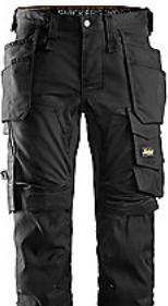 Immagine prodotto Hultafors Snickers stretch arbejdsbukser m. haengelommer 6241 sort str. 48 (48)