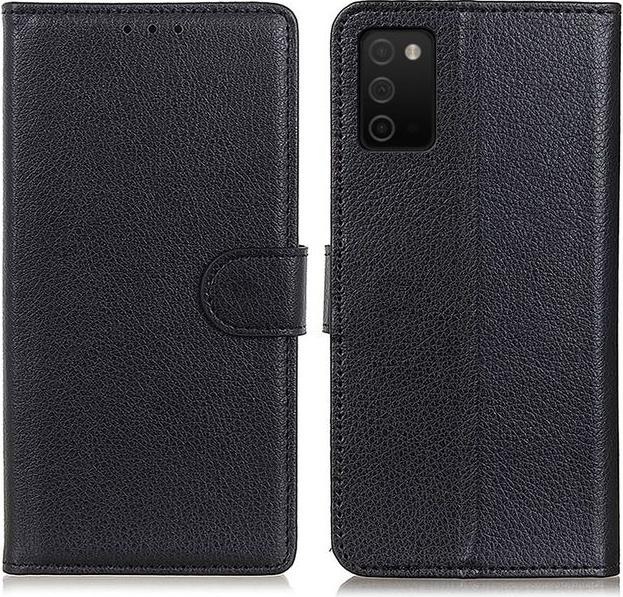 Produktbild MU Classic Litchi Leder Bookcover Series (Samsung Galaxy A03s)