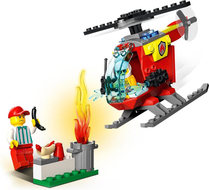 Produktbild LEGO Feuerwehrhubschrauber (60318, LEGO City)