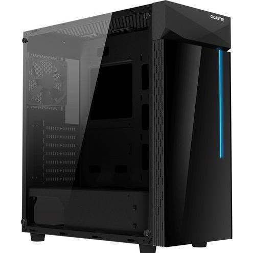 Gigabyte C200 Glass Case (GB-C200G) (ATX, Mini-ITX, mATX), PC Gehäuse, Schwarz