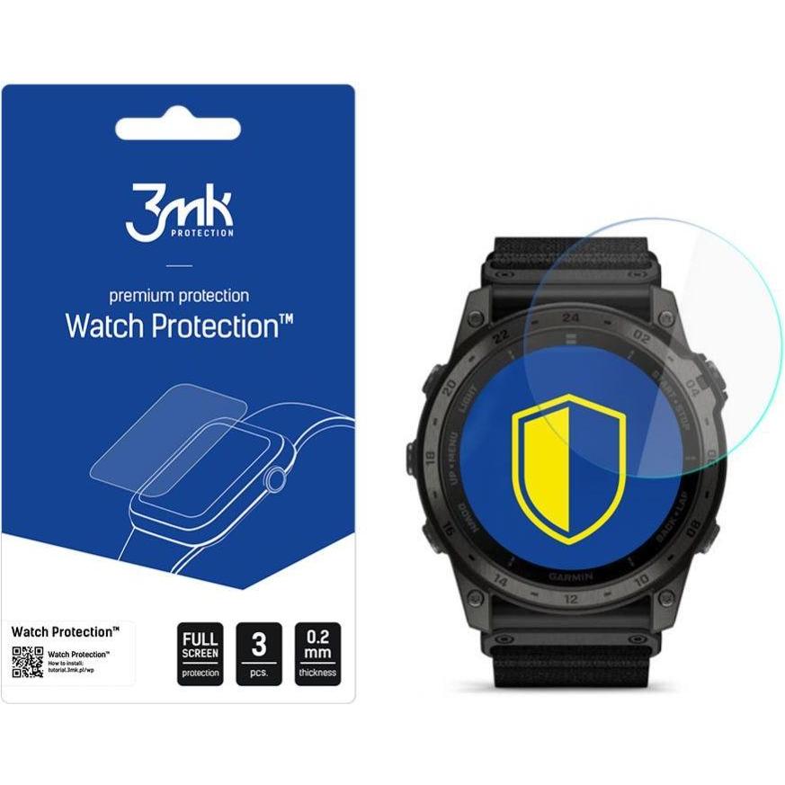 3MK Orologio in vetro flessibile Garmin Tactix 7 AMOLED Edition Szkło Hybrydowe, Accessori per smartwatch