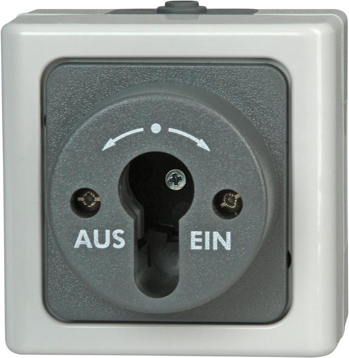 Produktbild Kopp Gehäuse grau für Schlüsselschalter