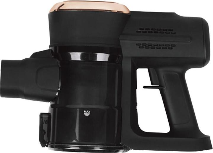 Actual product image BerlingerHaus Design cordless hoover, 220 W BLDC motor, 25.9 V Li-ION battery, black-pink gold