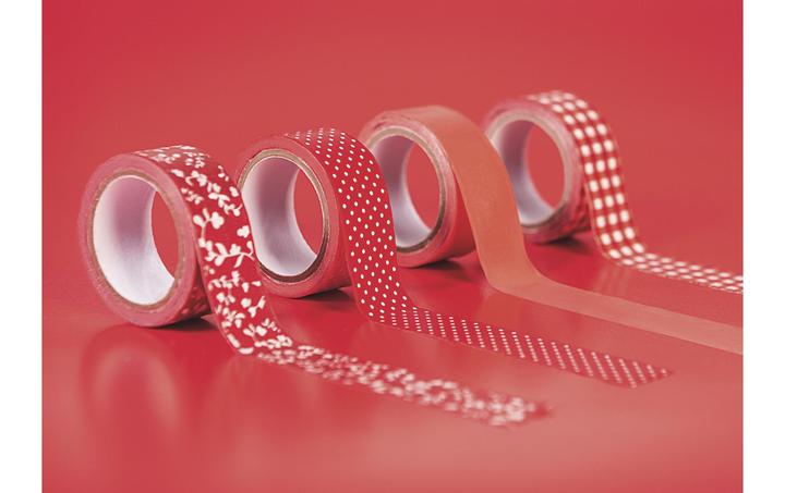 Produktbild Heyda Washi Tape Colour Code red