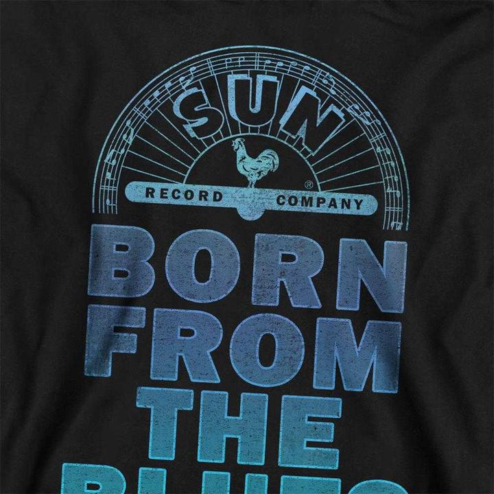 Image du produit Sun Records - Sweat à capuche BORN FROM THE BLUES - Enfant (116)