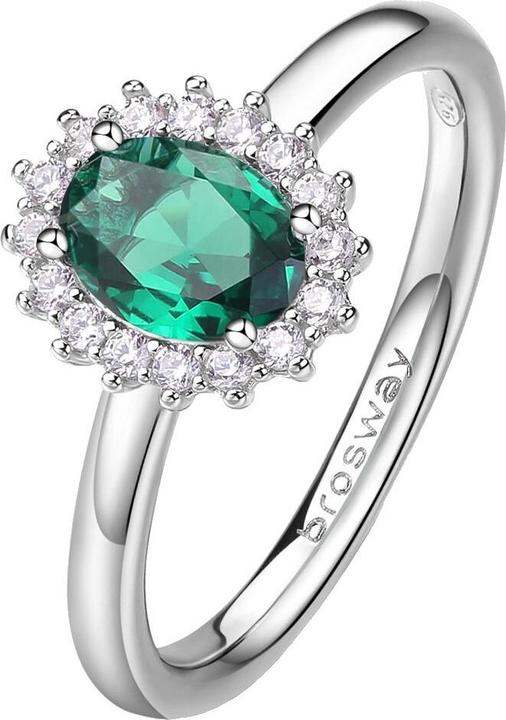 Immagine prodotto Brosway Elegante anello in argento Fancy Life Green FLG71 - Circuito: 52 mm (14, 925 Argento)