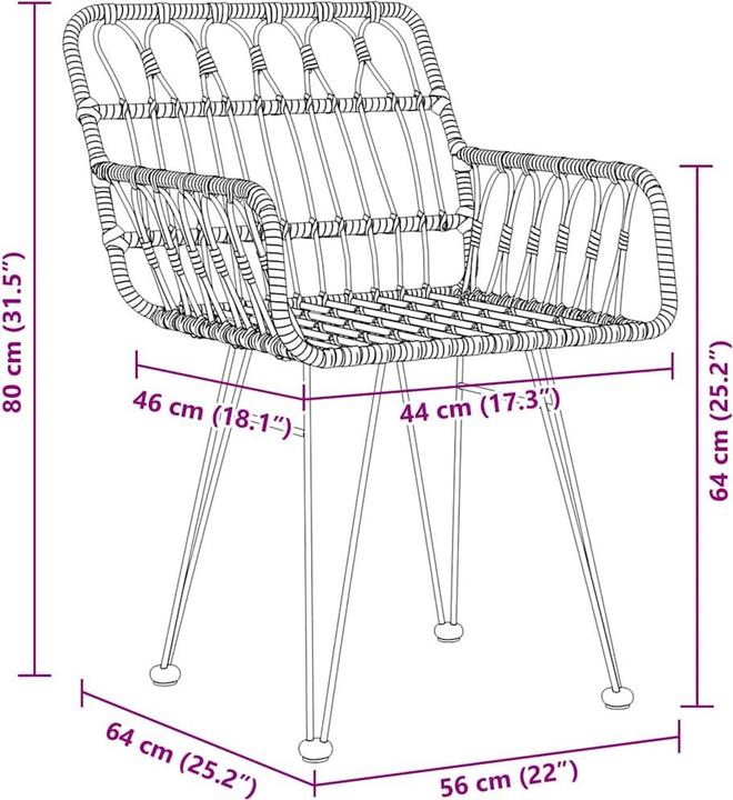 Produktbild vidaXL Outdoortisch-Set