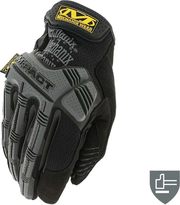 Produktbild Mechanix Wear Gloves Mechanix M-Pact® 58 black size 10 / L. Velcro, TrekDry®, faux leather, palm, teeth, Armortex® (10, L)