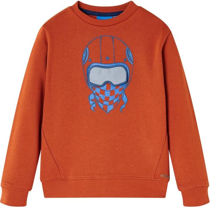 Immagine prodotto VidaXL Felpa da bambino marrone ruggine 128,Materiale: 92% cotone. 8 (128)