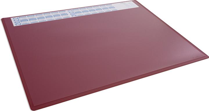Actual product image Durable Desk pad with calendar, PP, red (50 x 65 cm)