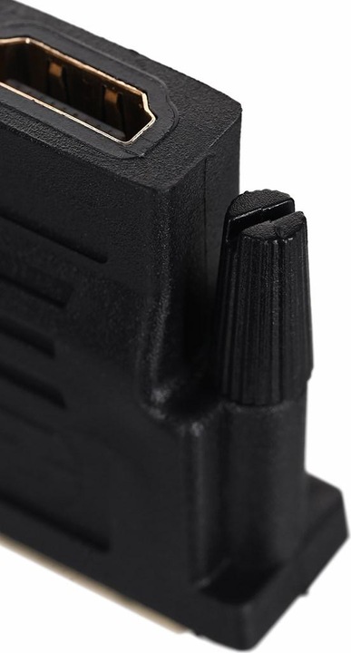 Actual product image Savio CL-21 cable gender changer DVI HDMI Black (DVI, 10 cm)