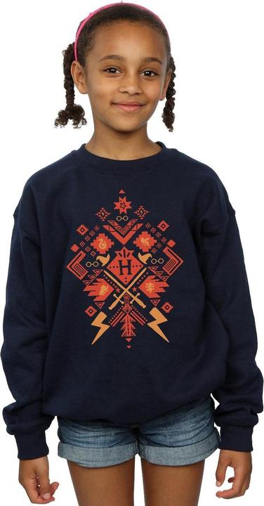 Produktbild Christmas Fair Isle Sweatshirt Mädchen (152, 158)