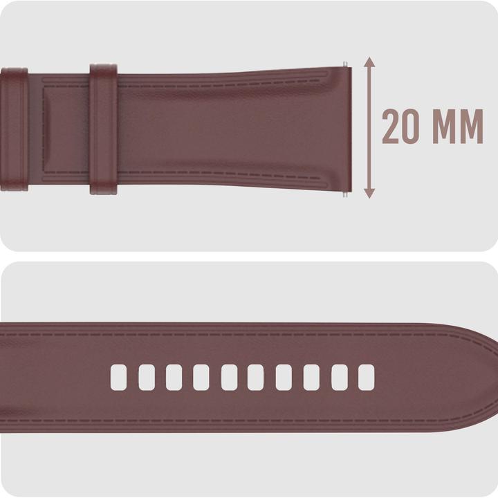Produktbild Avizar Ersatzarmband (20 mm, Leder)