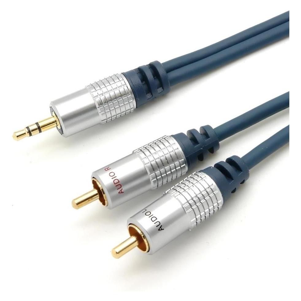 Berrybase Klinken Adapter Audiokabel (10 m, Aux Kabel), Audiokabel