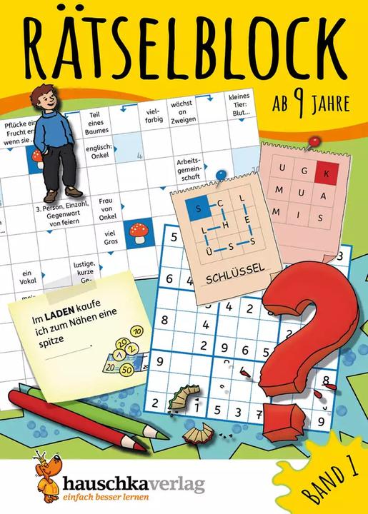 Produktbild Rätselblock ab 9 Jahre (Deutsch, Agnes Spiecker, 2018)
