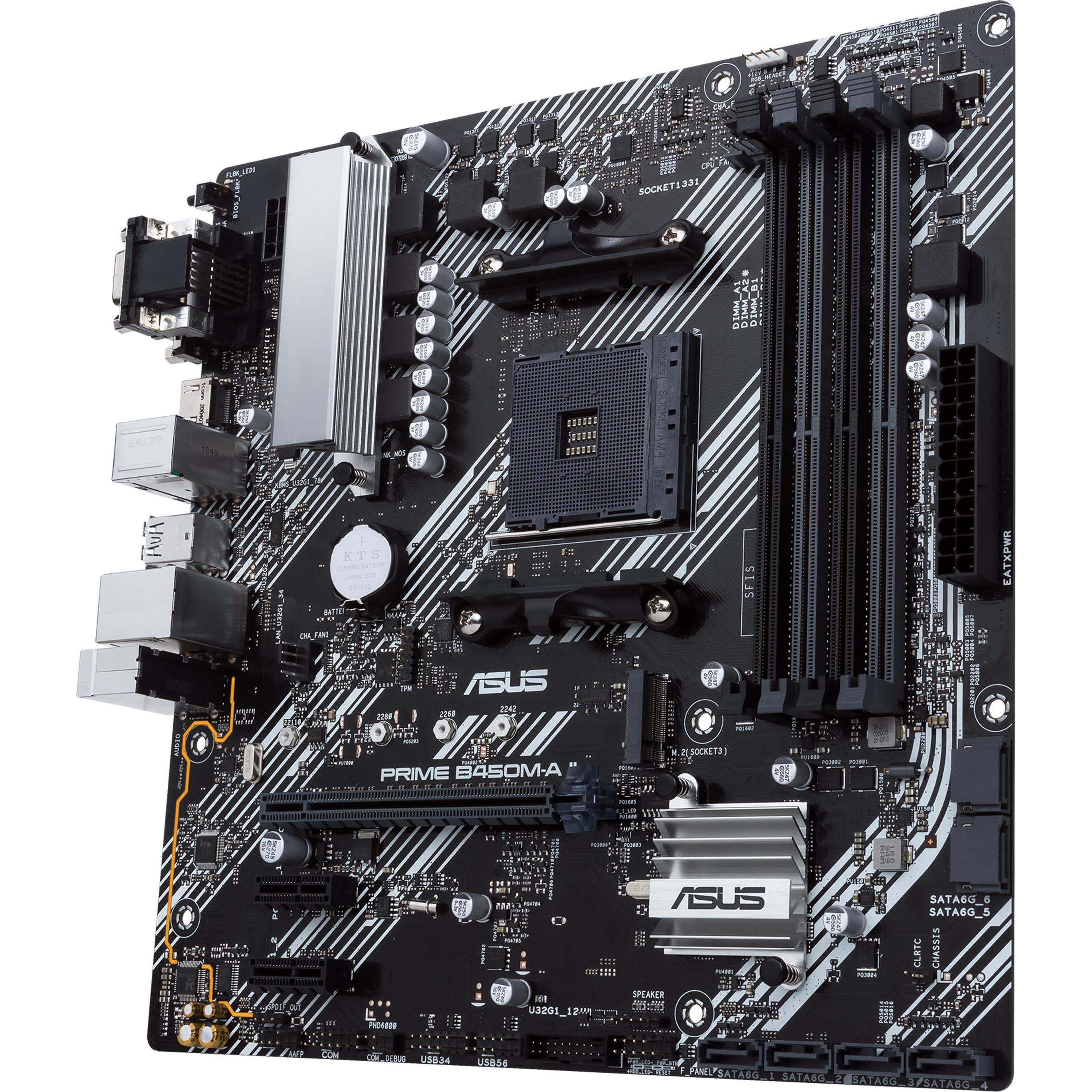 ASUS PRIME B450M-A II (AM4, AMD B450, mATX), Mainboard