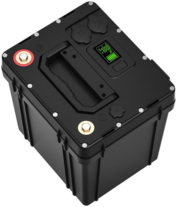 Image du produit TKA Batterie LiFePO4, 12 V, 60 Ah / 768 Wh, BMS, MPPT, 12 V DC, QC, PD 30 Watt (12.80 V, 60 Ah)