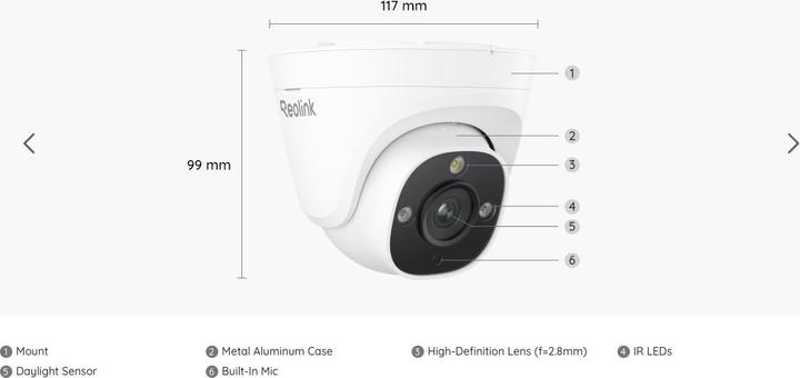 Image du produit Reolink P334-4K 8MP (3840 x 2160 pixels)