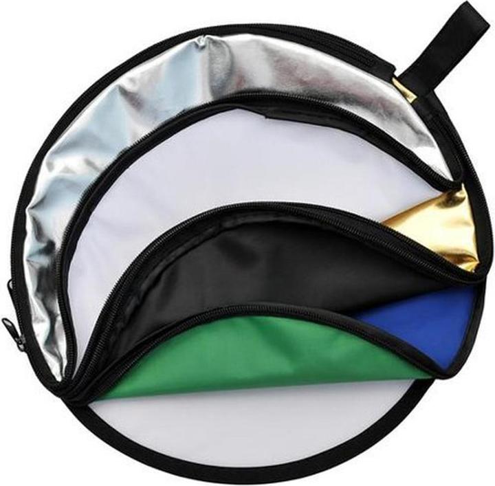 Actual product image Godox RFT-10 - Disk 7in1 gold-silver-black-white-translucent-blue-green 60x90cm (Reflector)