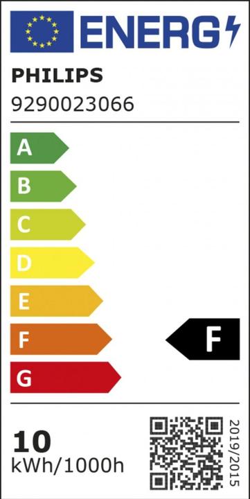 Label énergétique Philips Ampoule LED E27 Lot de 4 75W 4000K (E27, 10 W, 1055 lm, 4 x, F)