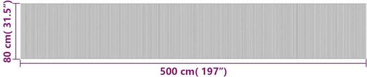 Produktbild vidaXL Teppich (500 x 80 cm)