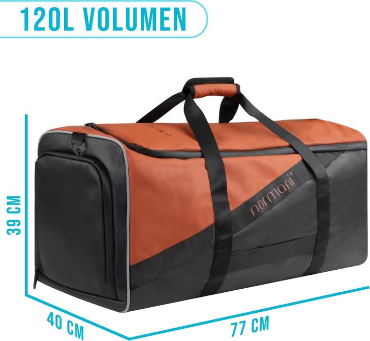 Image du produit Normani Sac de sport avec fonction sac à dos 120 litres Westpass - 9273 (120 l)