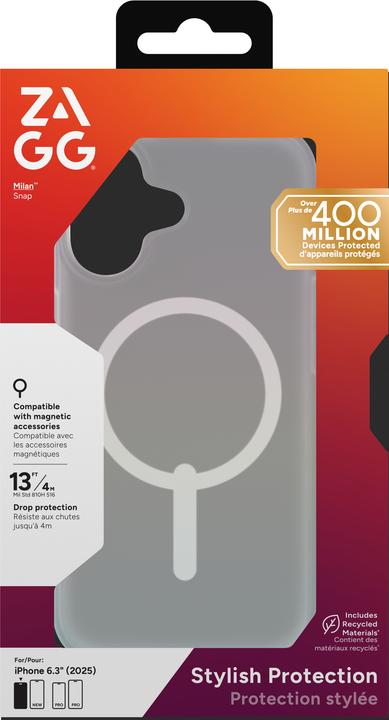 Actual product image Zagg Case für Apple iPhone 17 Milan Snap iridescent (Apple iPhone 17)