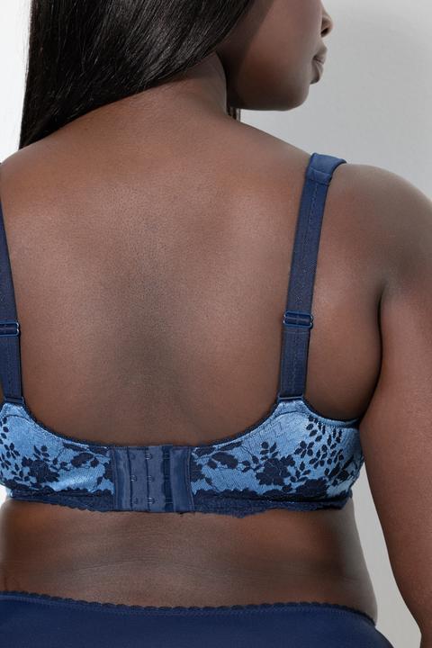 Actual product image Ulla Popken Shimmering Lace Underwire Bra (95 D)