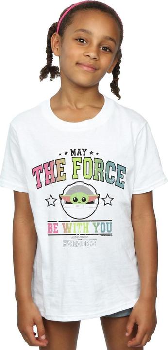 Produktbild Star Wars The Mandalorian The Force Collegiate TShirt Mädchen (140, 146)