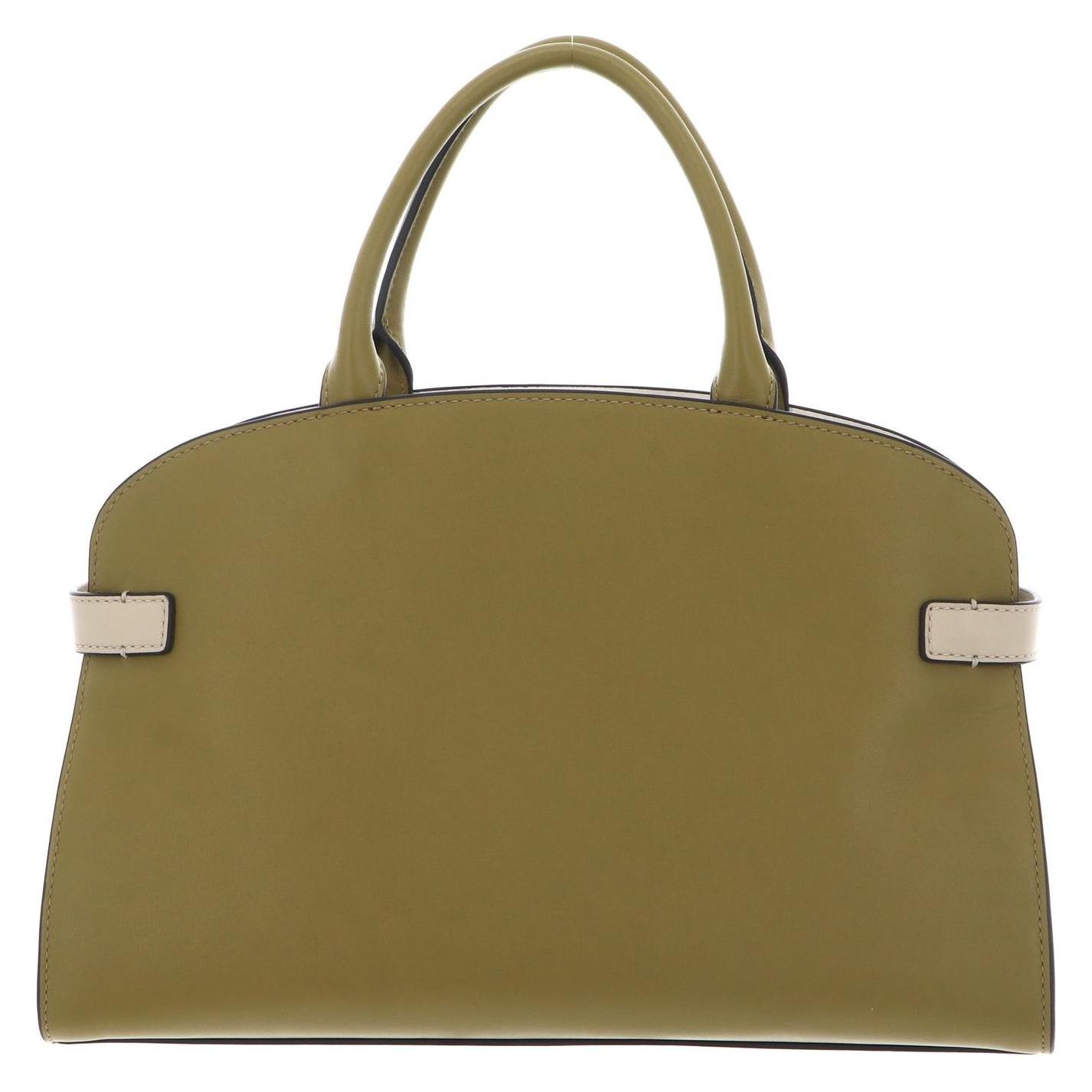 Coccinelle, Damen, Handtasche, New Tric Handbag Smooth Leather, Braun, Beige