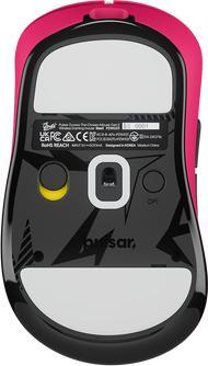 Produktbild Pulsar ZywOo The Chosen Gen.2 Medium Wireless - Gaming Mus - Optisk - 6 knapper - Pink (Kabellos)