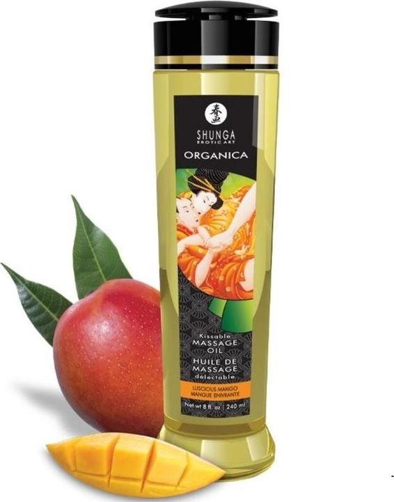 Actual product image Shunga Organic mango massage oil (240 ml)