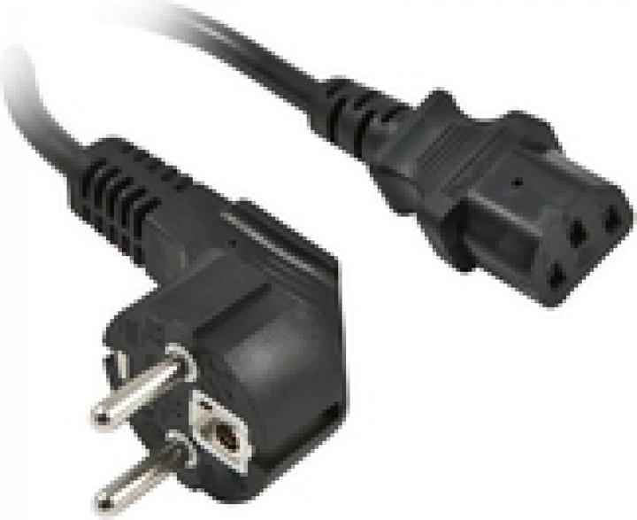 Produktbild Synergy 21 Netzkabel 220V Schutzkontakt CEE7(Stecker)->Kaltgeräte IEC-C13(Buchse), 0.5m, Black (0.50 m, CEE 7/7)