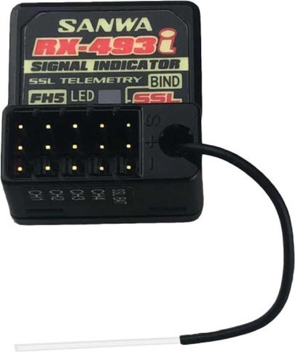 Image du produit Sanwa rx-493i sur-ssl récepteur hd-version water proof surface ch4 2.4ghz fh5 ultra response mode