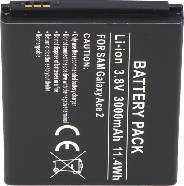 Actual product image Samsung Galaxy Ace 2 battery, GT-I8160, GT-I8160P