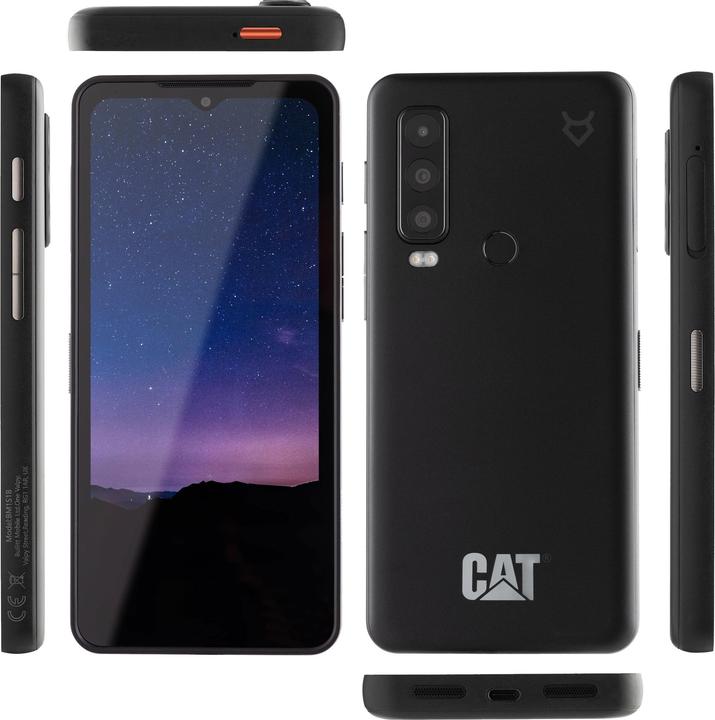 Actual product image Cat S75 (128 GB, Black, 6.58", Dual SIM, 5G)