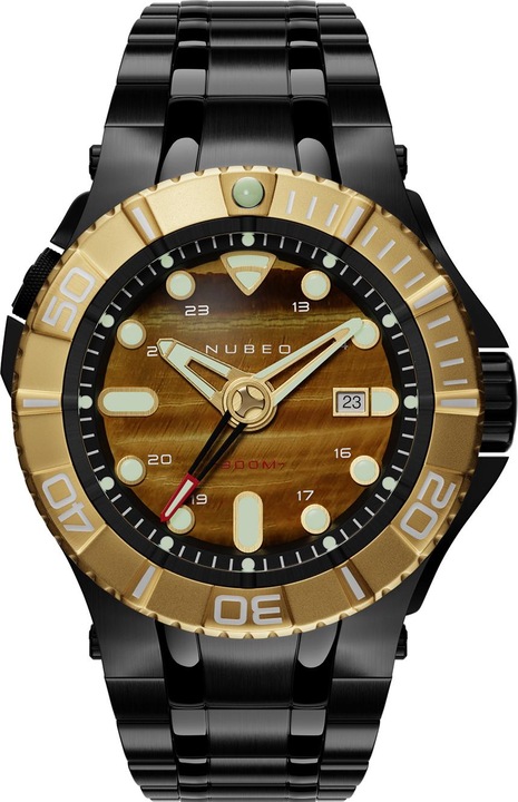 Actual product image Nubeo NB-6054-11 Men's watch Manta Automatic 54mm 30ATM (Diving watch, 54 mm)