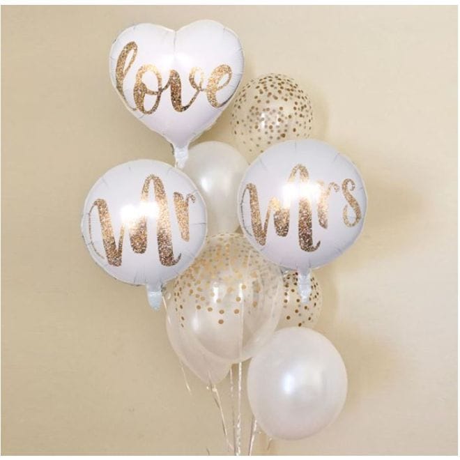 Actual product image MU Style Balloon Set Wedding (9 pcs.)