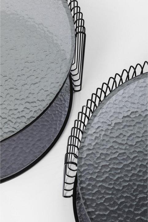 Image du produit Kare Design Couchtisch Wire Double Bubble Schwarz (2/Set)