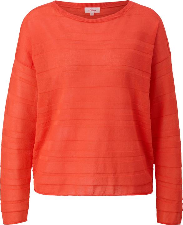 Produktbild s.Oliver Strickpullover Pullover mit Musterstruktur (38)