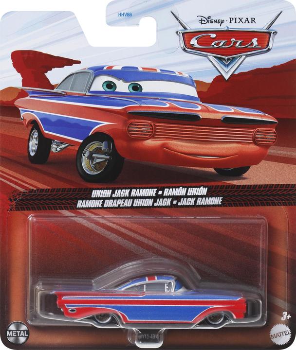 Actual product image Disney Cars 3 - The Cast - Union Jack Ramone