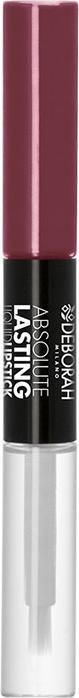Actual product image Deborah Milano Absolute Lasting Liquid Lipstick No 07 (7 Dark mauve)