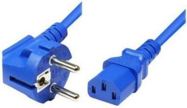 Actual product image Générique AC Power cord 2 P GND Blue - 5m (5 m)